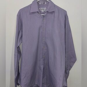 Burberry Dress Shirt blue and pink checkered pattern 16/33